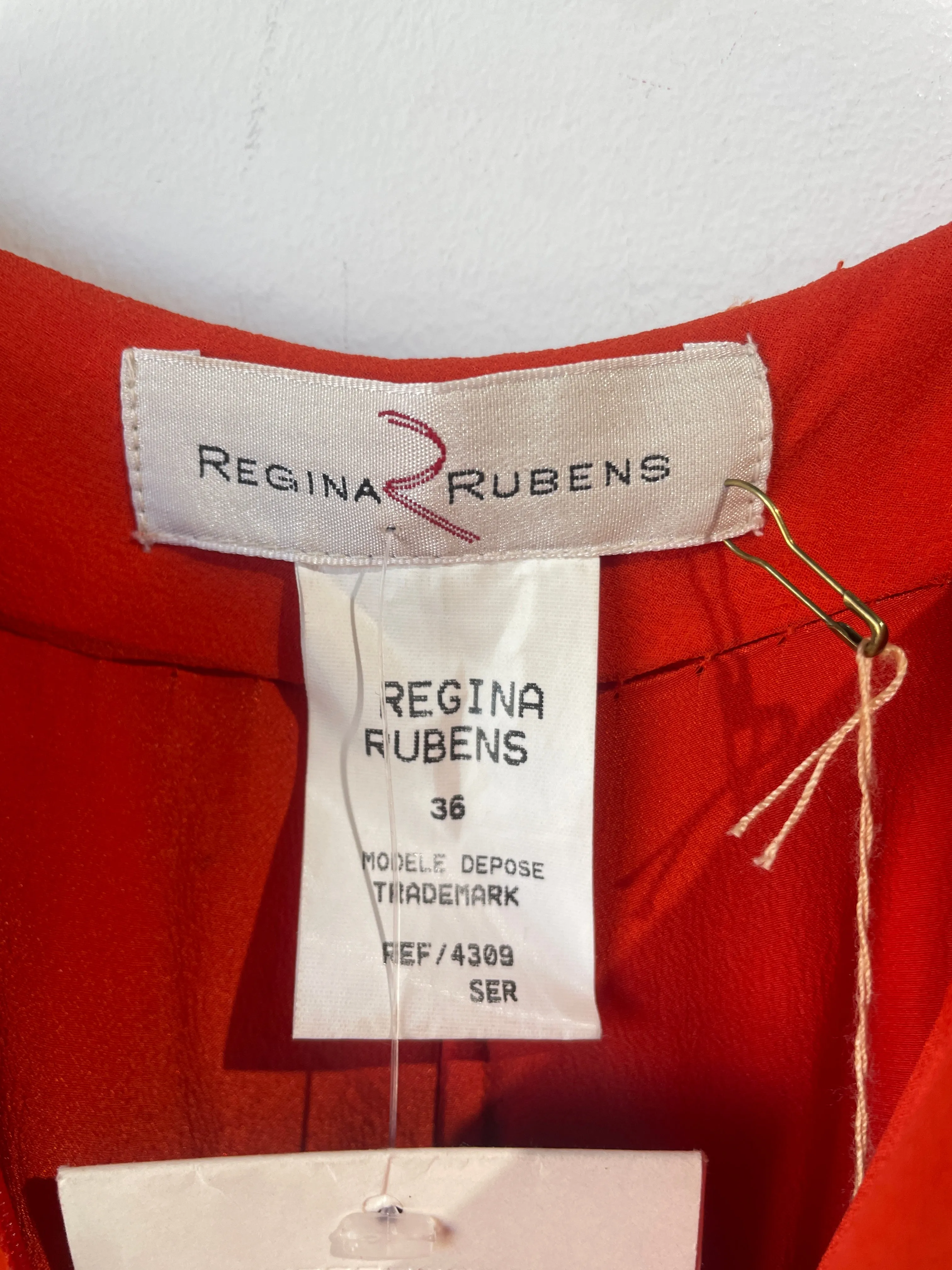 Vintage Regina Rubens Orange Sequin Pants