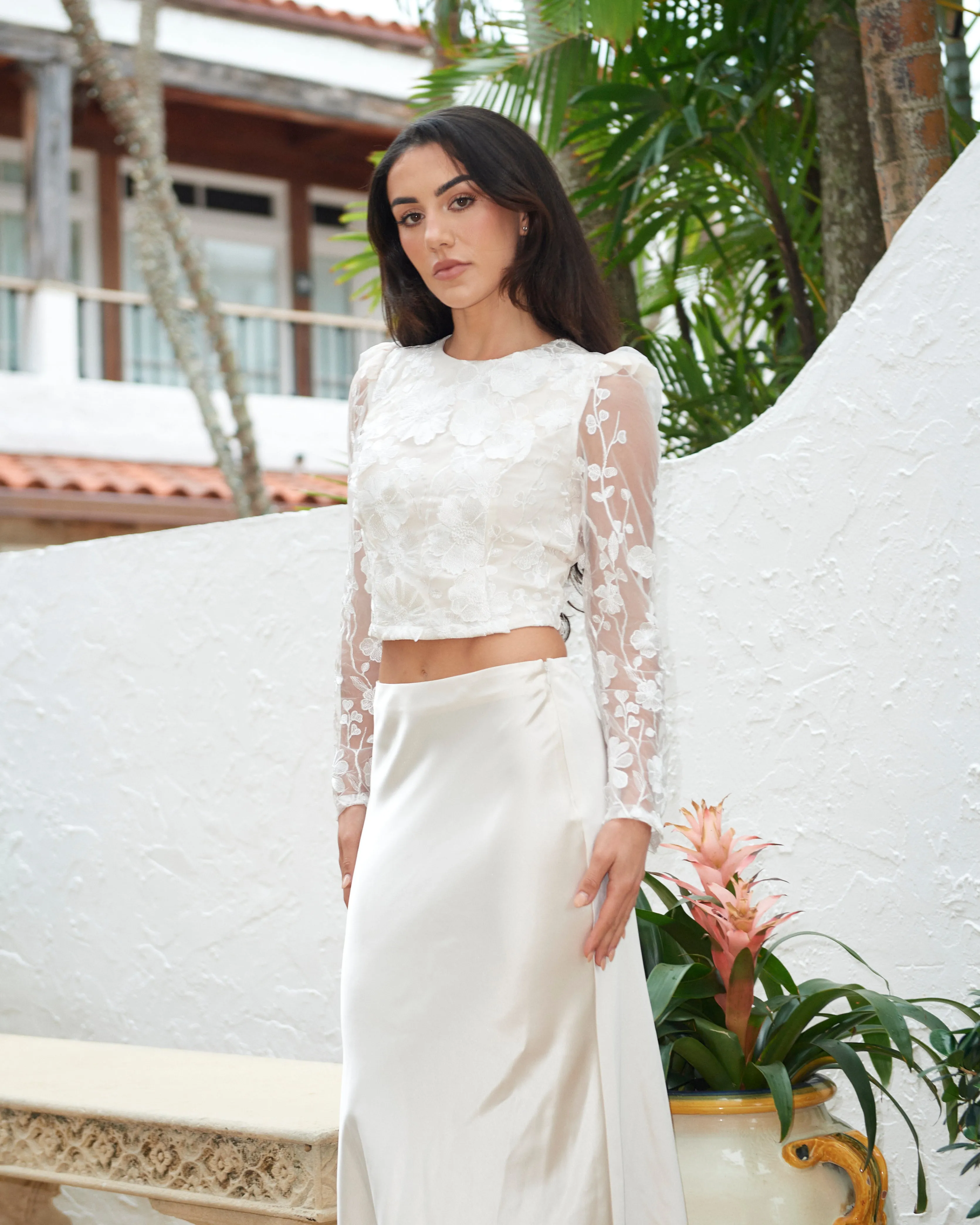 Windey Satin Maxi Skirt