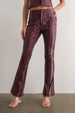 Wine and Dine Vegan Leather Pants