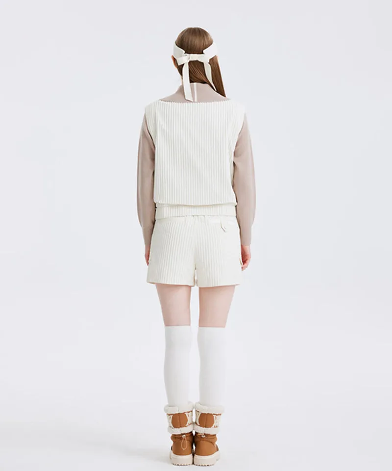 Women's Set-Up Half Pants - Ivory