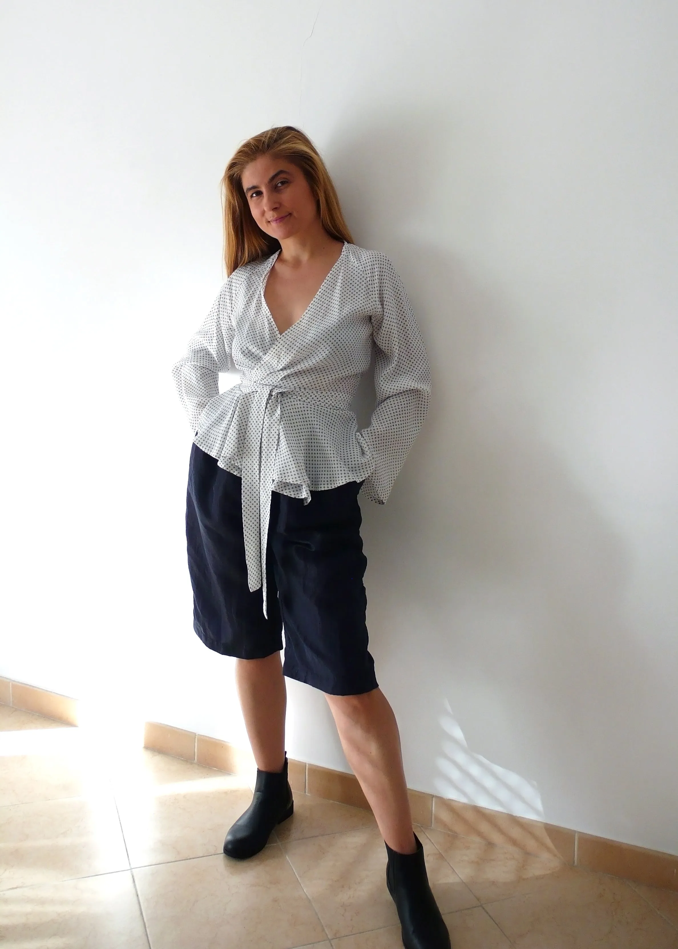 Wrap Blouse and Dress Sewing Pattern N.78
