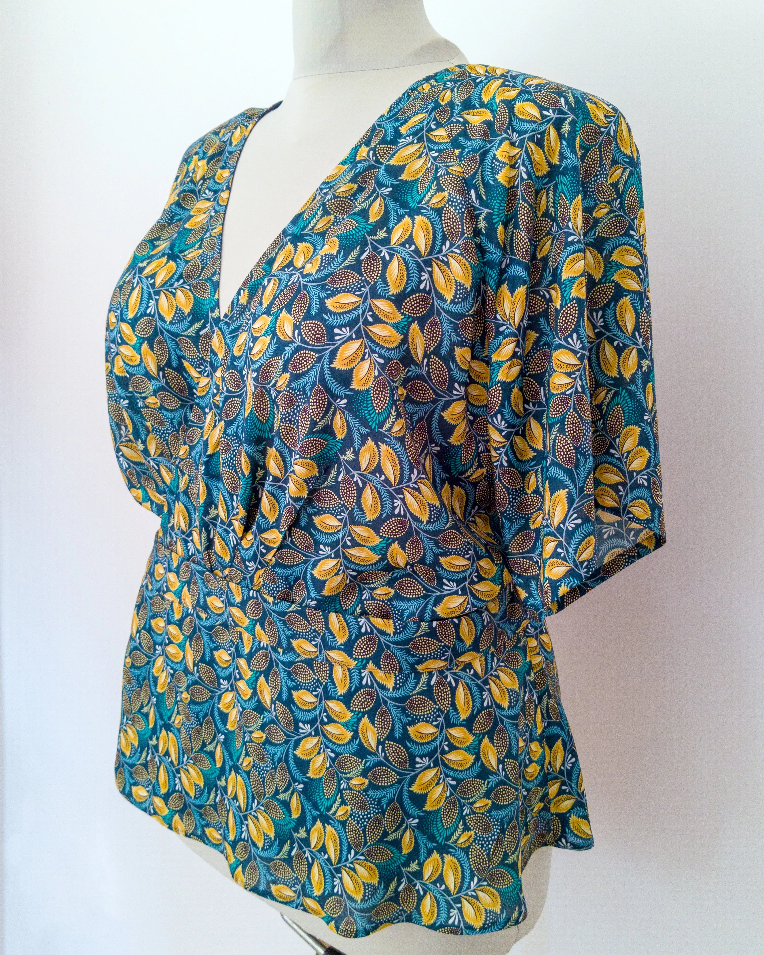 Wrap Blouse and Dress Sewing Pattern N.78