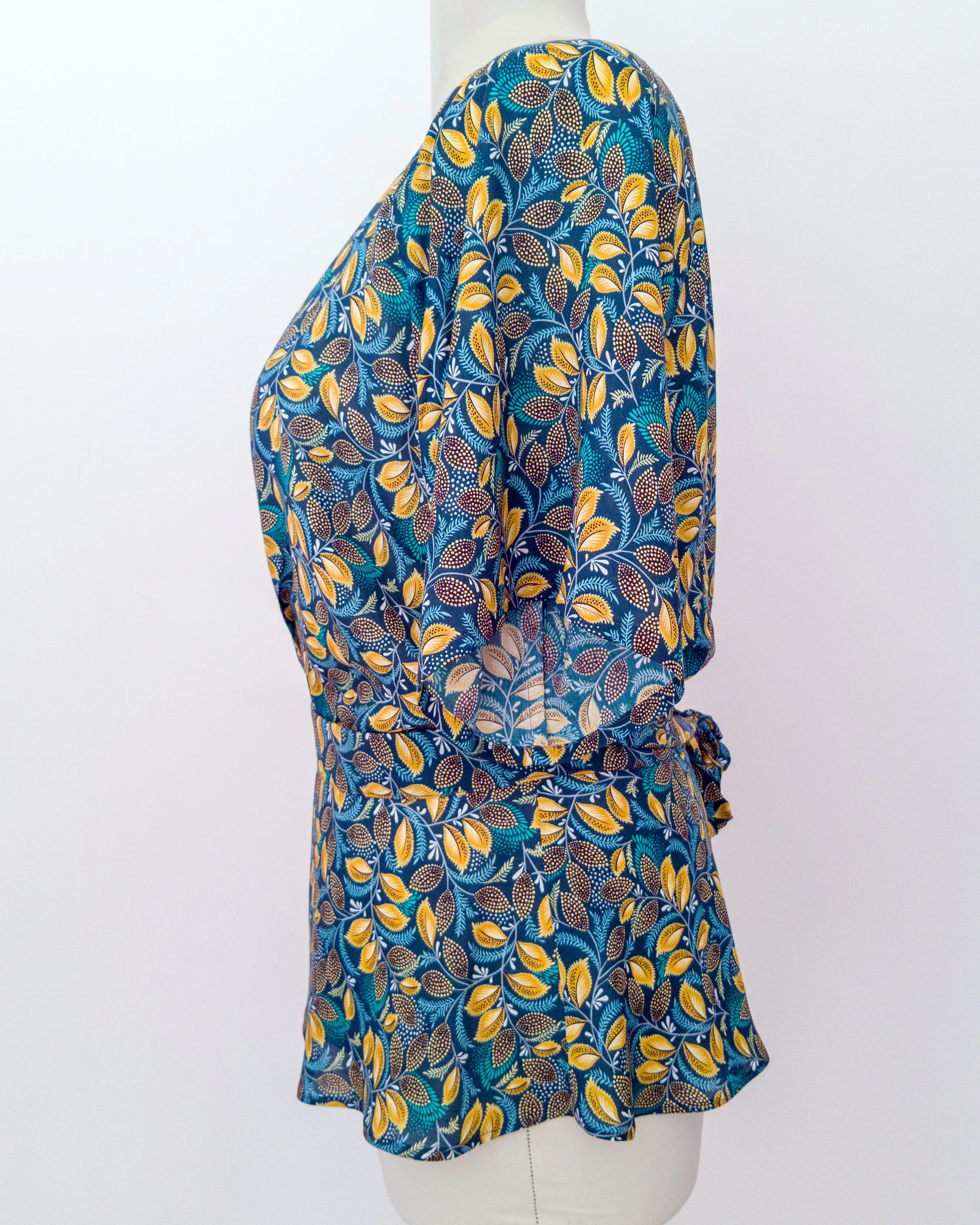 Wrap Blouse and Dress Sewing Pattern N.78