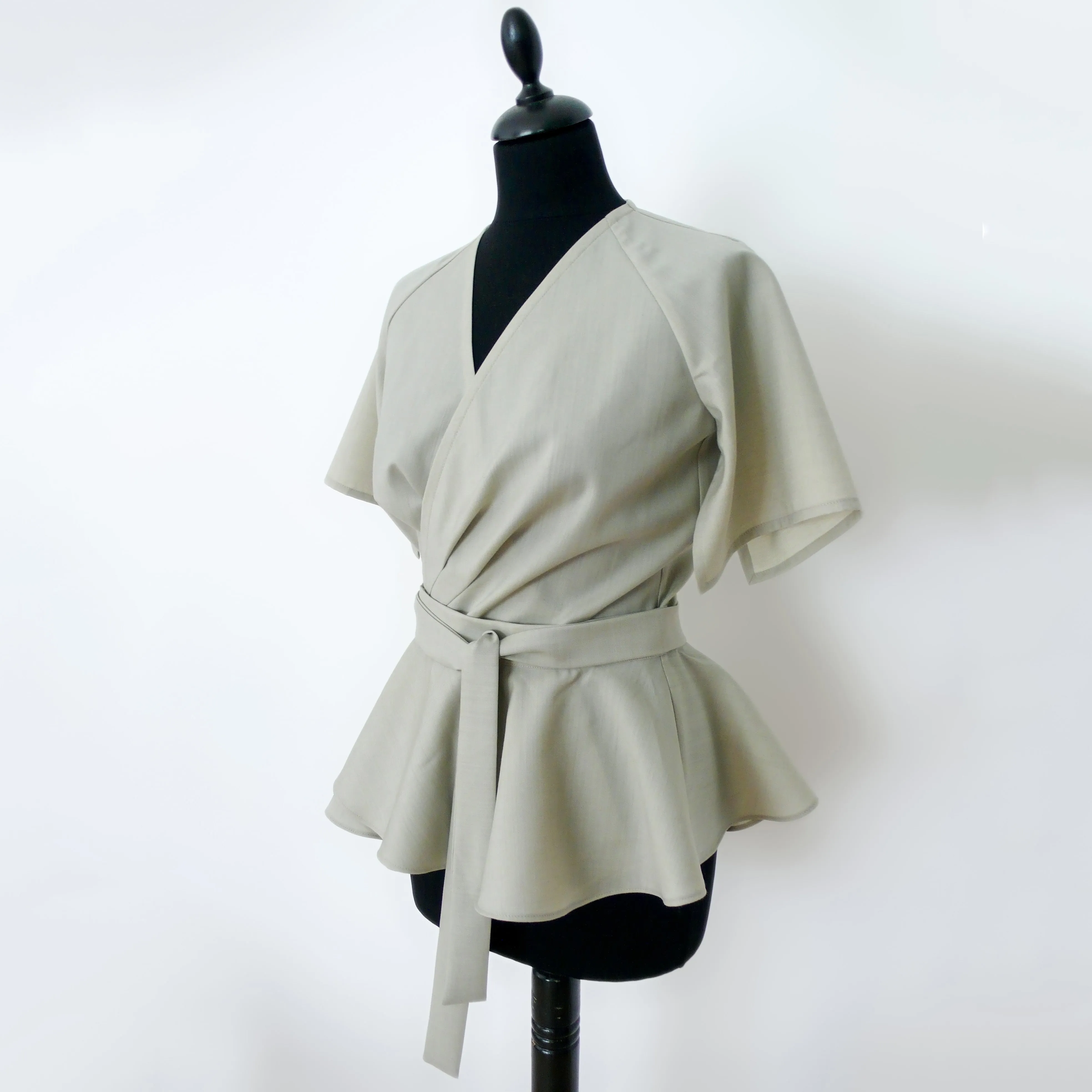 Wrap Blouse and Dress Sewing Pattern N.78