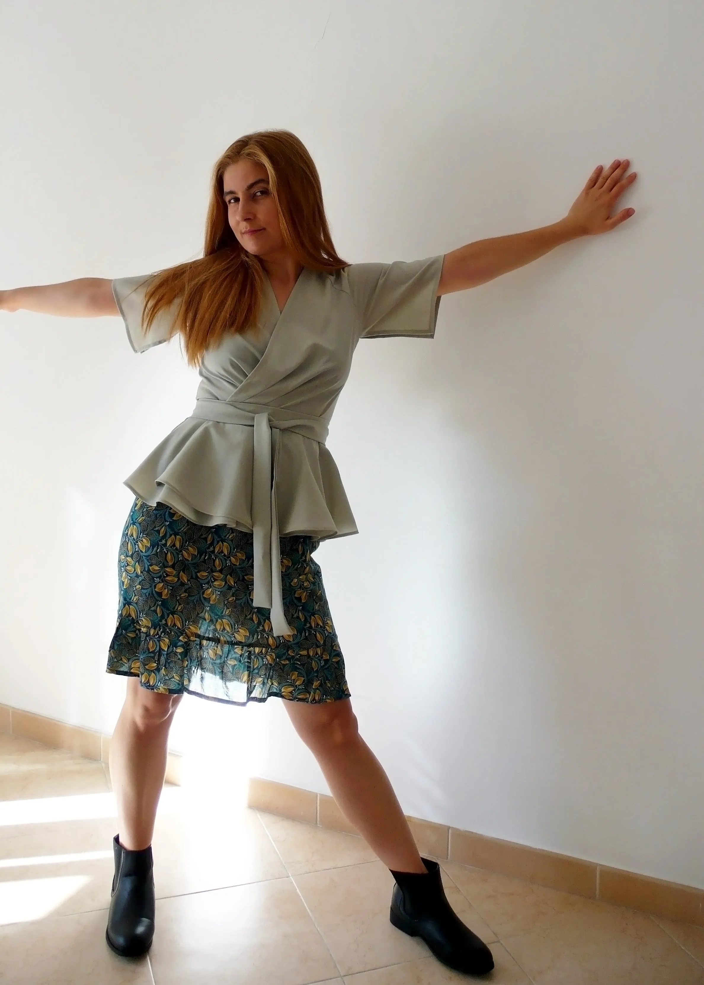 Wrap Blouse and Dress Sewing Pattern N.78