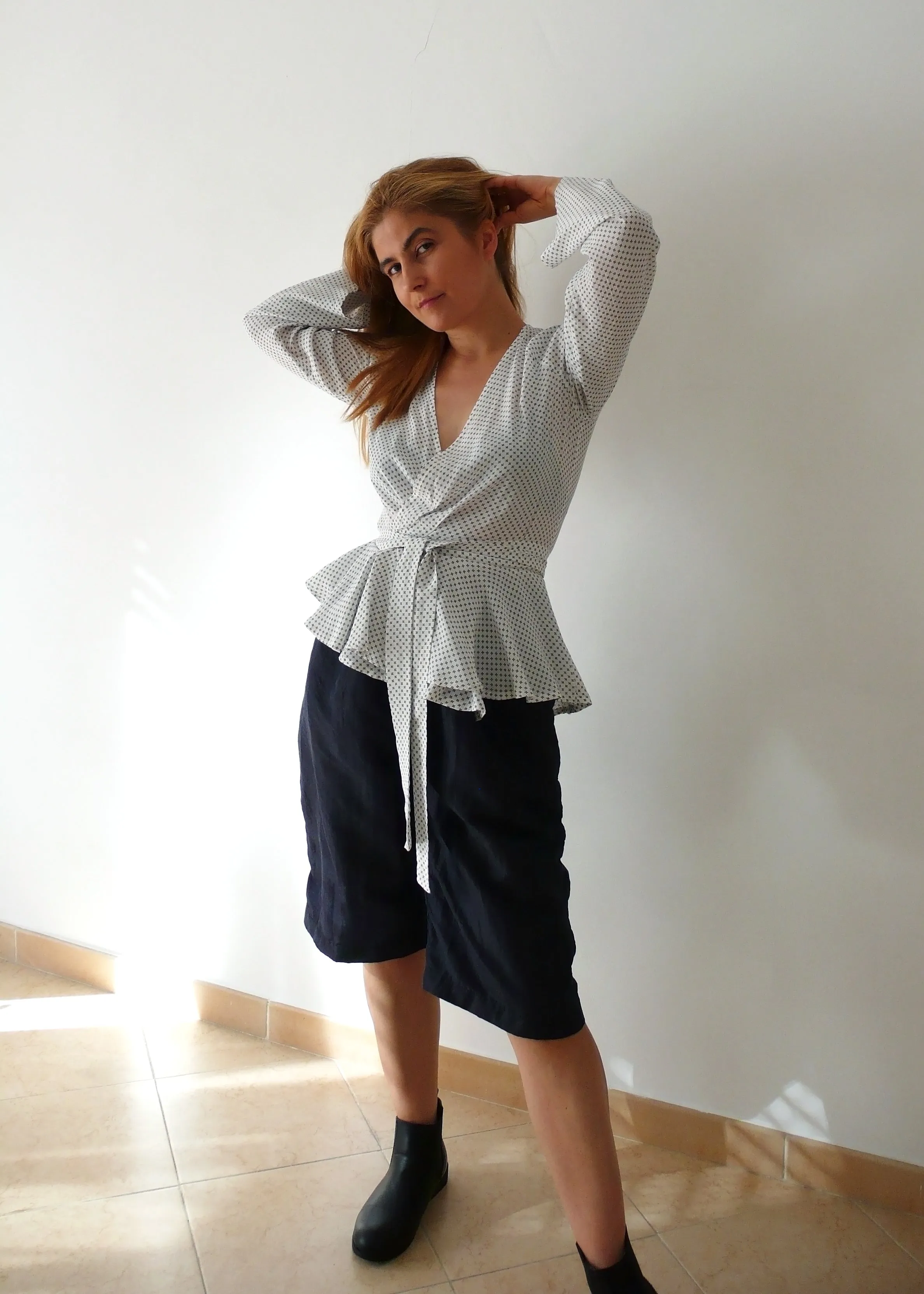 Wrap Blouse and Dress Sewing Pattern N.78