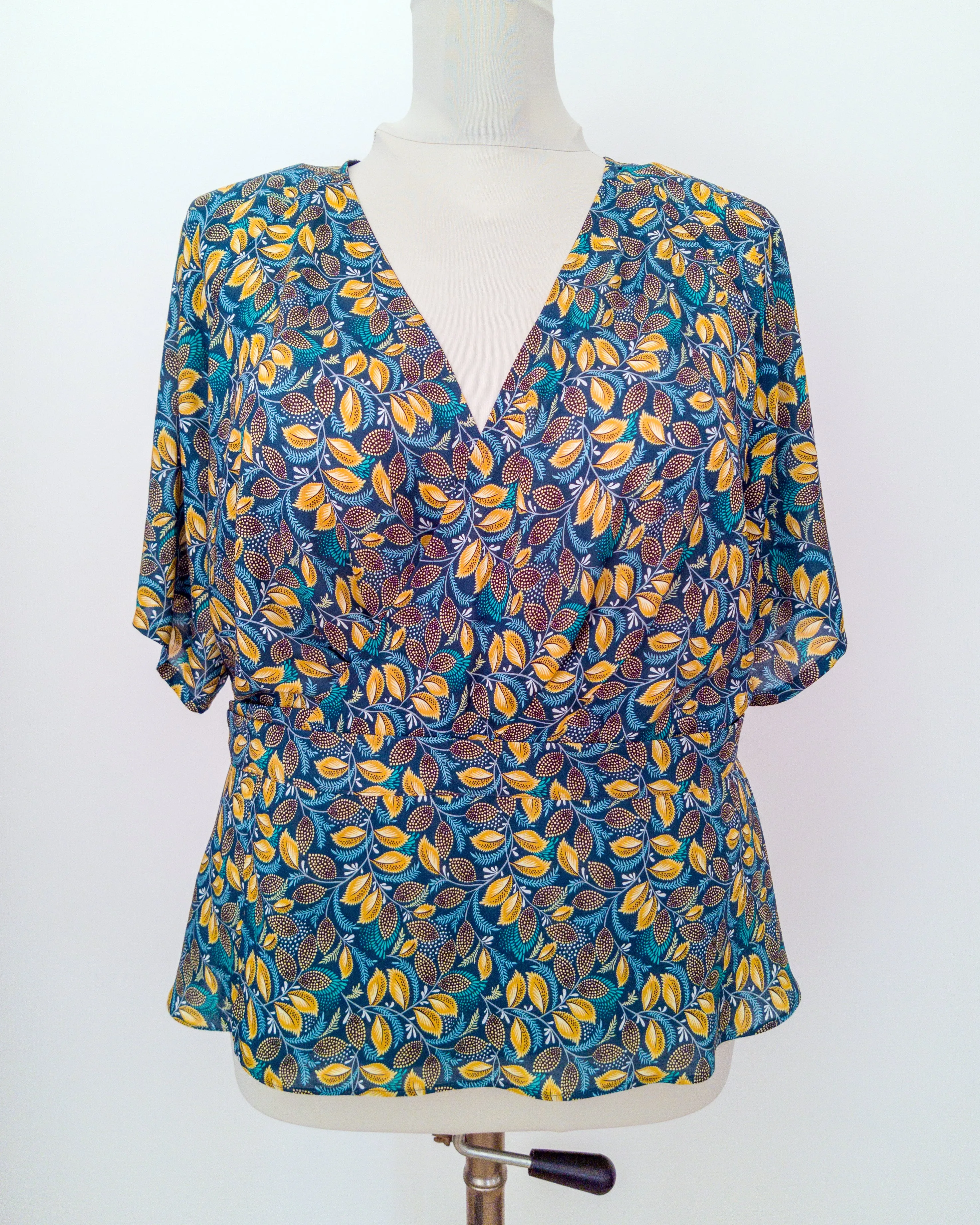 Wrap Blouse and Dress Sewing Pattern N.78