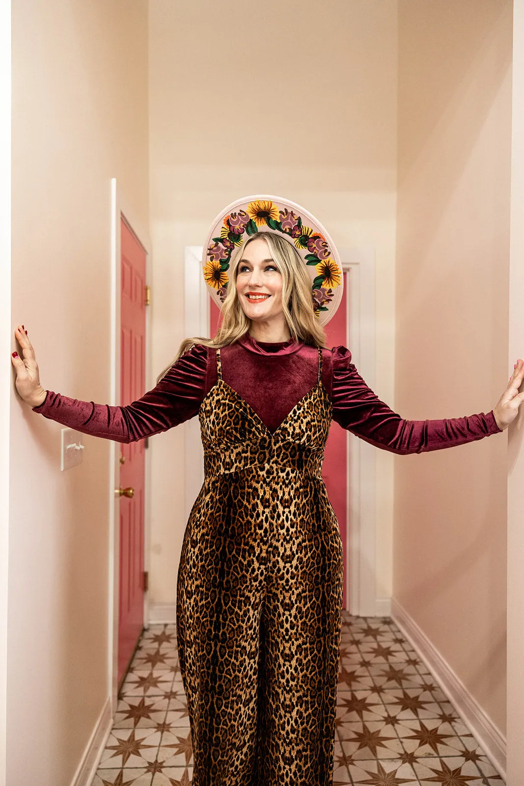 zelda velvet top in wine